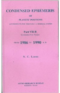 Lahiri Condensed Ephemeris From 1986-1990
